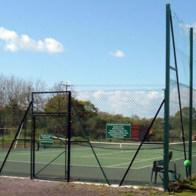 New Tennis Court Construction - Fencing