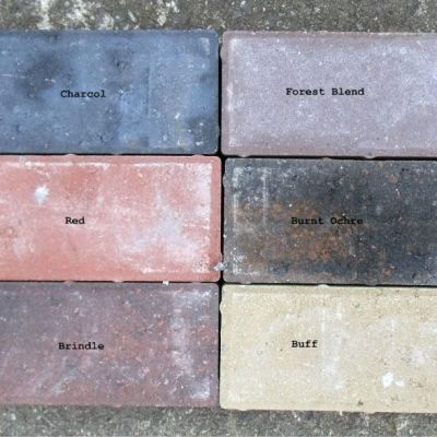 Tennis Court Edging Brick Colours